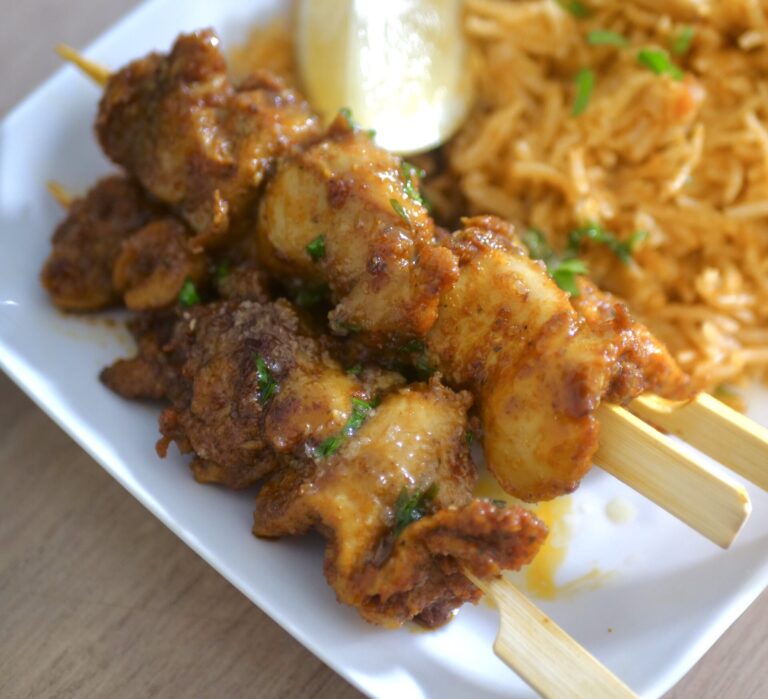 Juicy Cajun Chicken Skewers